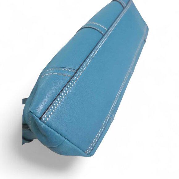 COACH Aqua Hamptons Soho Demi Baguette Y2K Shoulder Bag - Picture 9 of 13